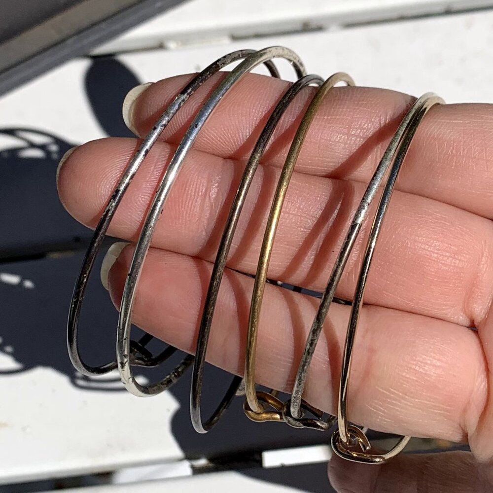 FIRM PRICE 6pc Bangle Assorted Bracelets - Picture 14 of 16